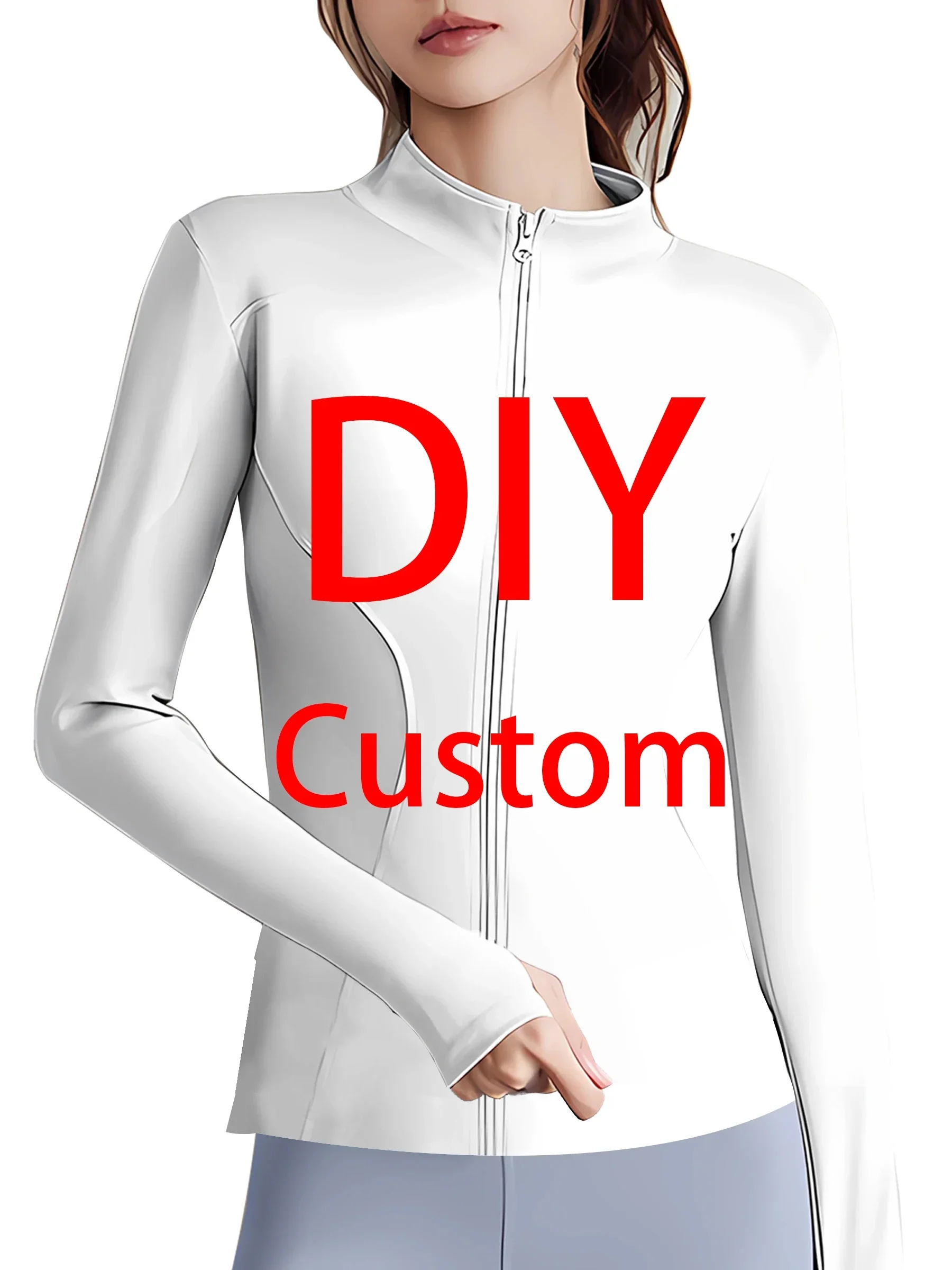 Yoga Fitness Hoodie - MSIEESO แฟชั่นโยคะแจ็คเก็ต DIY ปรับแต่งการออกแบบของคุณเอง 3D พิมพ์กีฬาผู้หญิงวัยรุ่นฟิตเนส