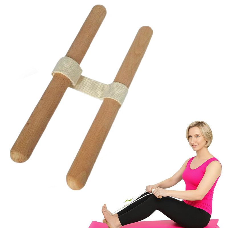 Fitness Yoga - อุปกรณ์ยืดกล้ามเนื้อหลังขาแบบปรับได้ สายยืดหยุ่นสำหรับบรรเทาอาการปวด โยคะ การยืดกล้ามเนื้อทั่วร่างกาย อุปกรณ์ออกกำลังกาย
