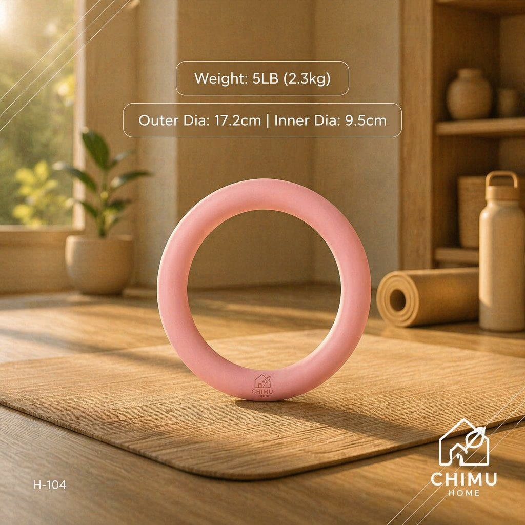 Fitness Yoga - 【CHIMU HOME】 วงแหวนยกน้ำหนักโยคะ ซิลิโคน 5 ปอนด์
