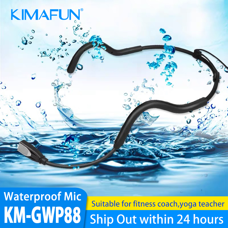 Yoga Fitness Teacher - KIMAFUN 2.4G ชุดหูฟังไร้สายไมโครโฟนกันน้ำกันเหงื่อไมค์สำหรับฟิตเนสโค้ชโยคะเต้นรำครูโรงเรียนห้องเรียนลำโพง