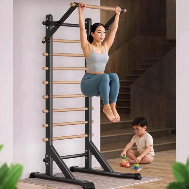 Yoga Fitness Health - อุปกรณ์ออกกำลังกายเพื่อสุขภาพและความงาม บาร์ดึงข้อแนวนอนสำหรับออกกำลังกายที่บ้านและกลางแจ้ง อุปกรณ์ฝึกโยคะและออกกำลังกายเสริมสร้างความแข็งแรง