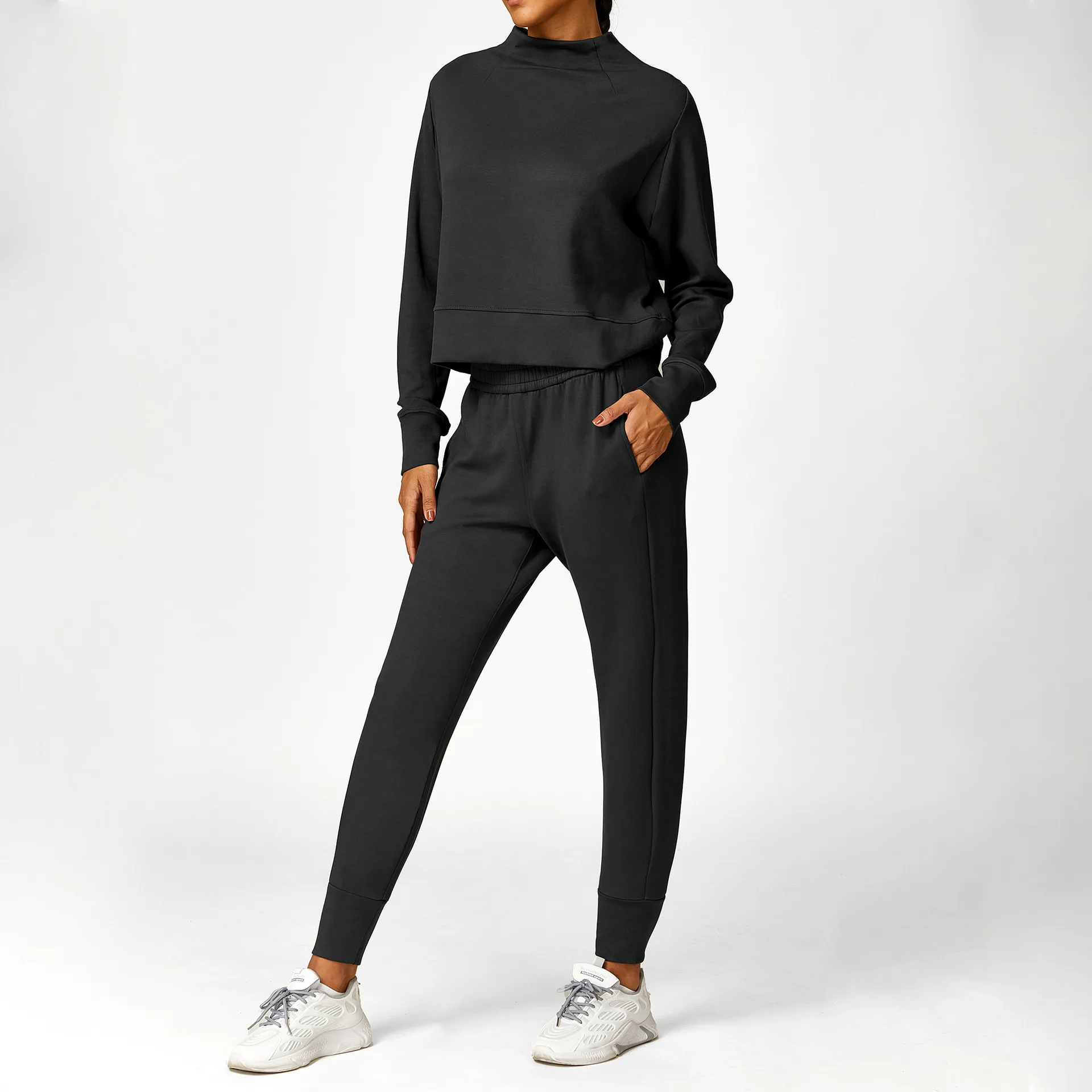 ชุดกีฬามีฮู้ดสำหรับผู้หญิงเซตโ - Yoga Fitness Hoodie บทวิจารณ์และราคา