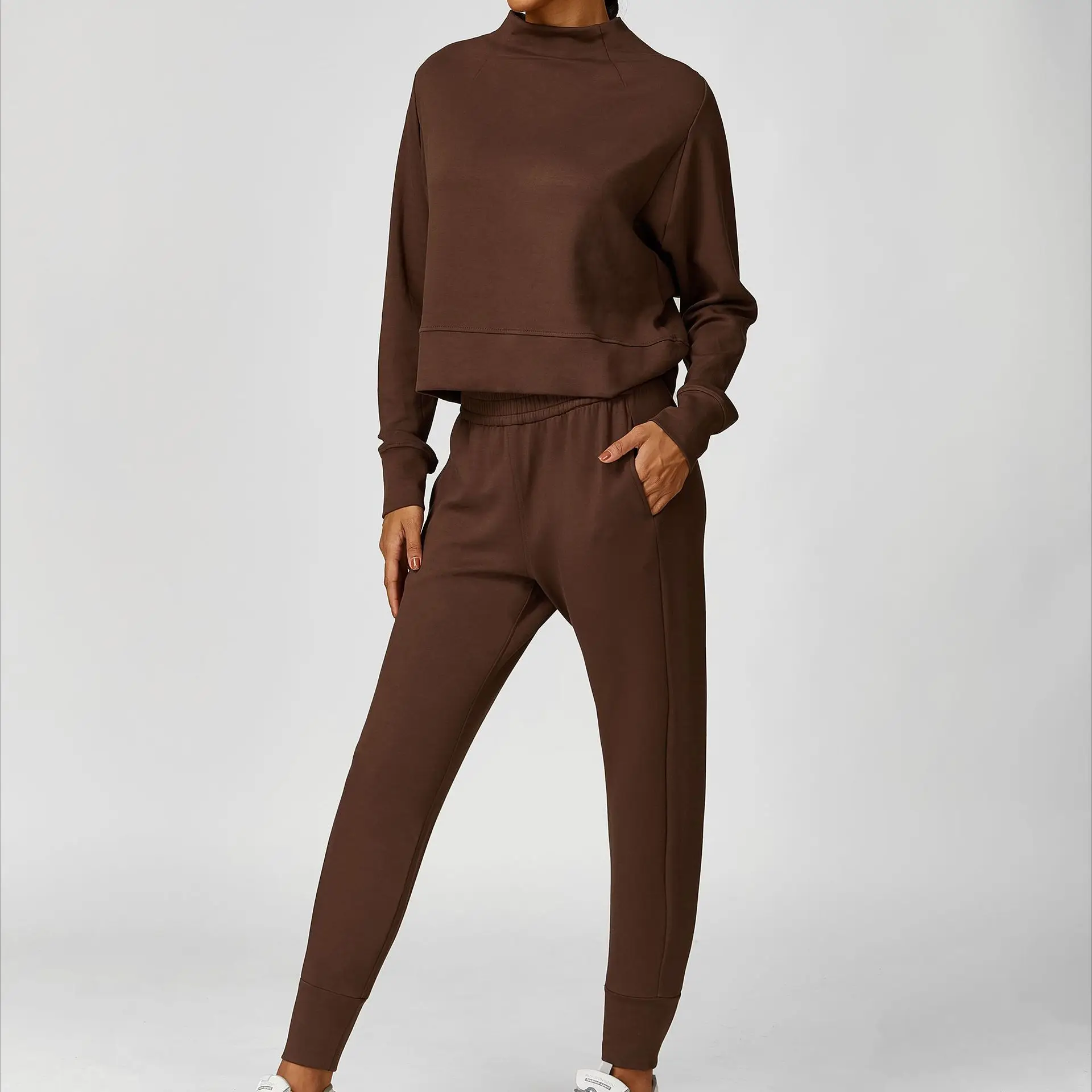 ชุดกีฬามีฮู้ดสำหรับผู้หญิงเซตโ - Yoga Fitness Hoodie บทวิจารณ์และราคา
