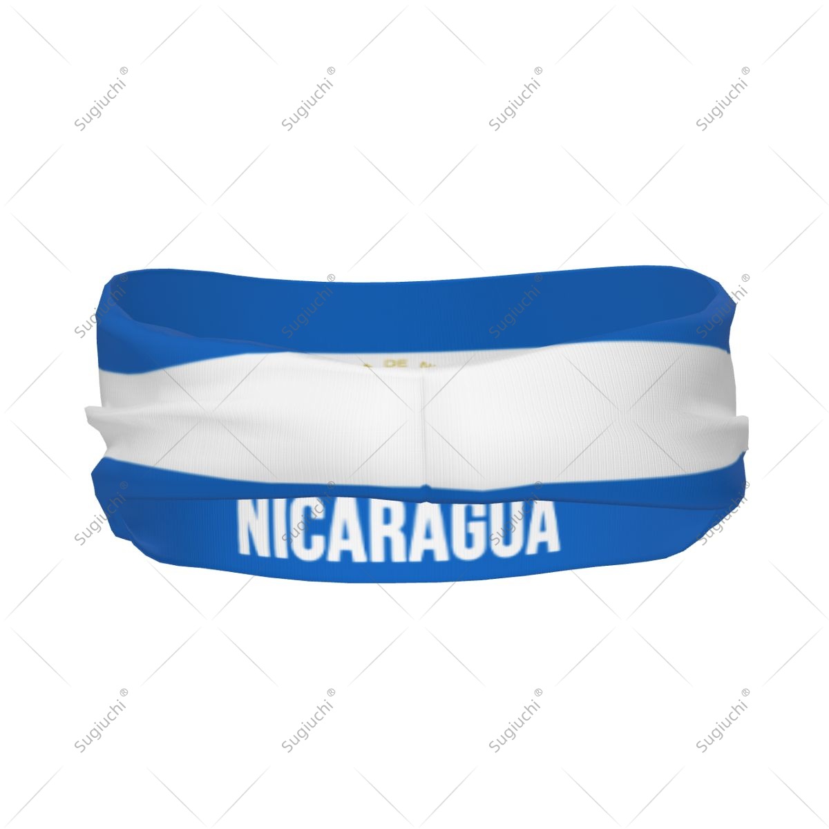 ผ้าคาดศีรษะแบบยืดหยุ่นลายธงชาต - Yoga Fitness Nicaragua บทวิจารณ์และราคา