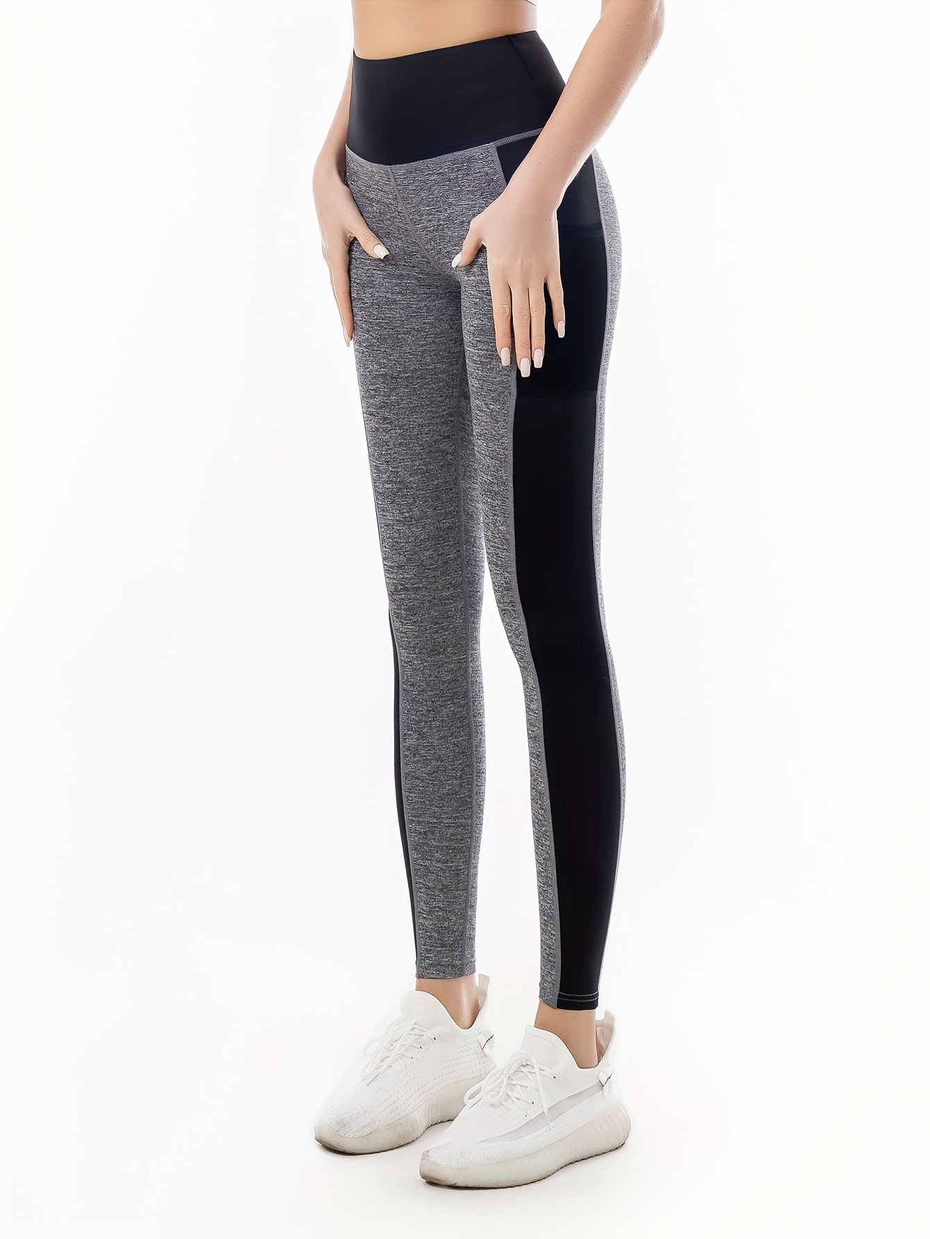 กางเกงโยคะเอวสูงสะโพกไร้รอยต่อ - Yoga Fitness Pants บทวิจารณ์และราคา