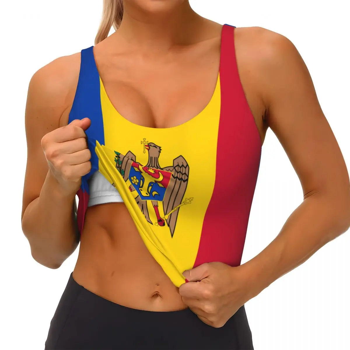มอลโดวาธง Basic Tops ผู้หญิง S - Fitness Yoga บทวิจารณ์และราคา