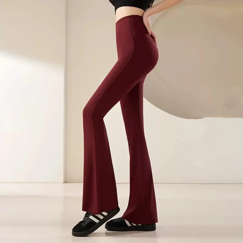 กางเกงโยคะฟิตเนสผ้ายืดหยุ่นทรง - Yoga Fitness Pants บทวิจารณ์และราคา
