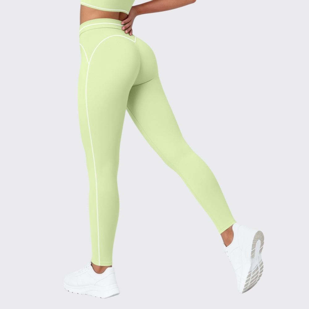 กางเกงเลกกิ้งเอวสูงสำหรับผู้หญ - Yoga Fitness Pants บทวิจารณ์และราคา