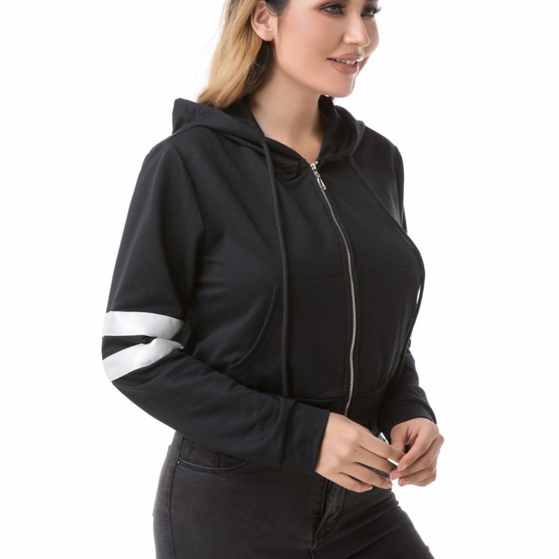 เสื้อแจ็คเก็ตผู้หญิงแบบมีซิปสำ - Yoga Fitness Hoodie บทวิจารณ์และราคา