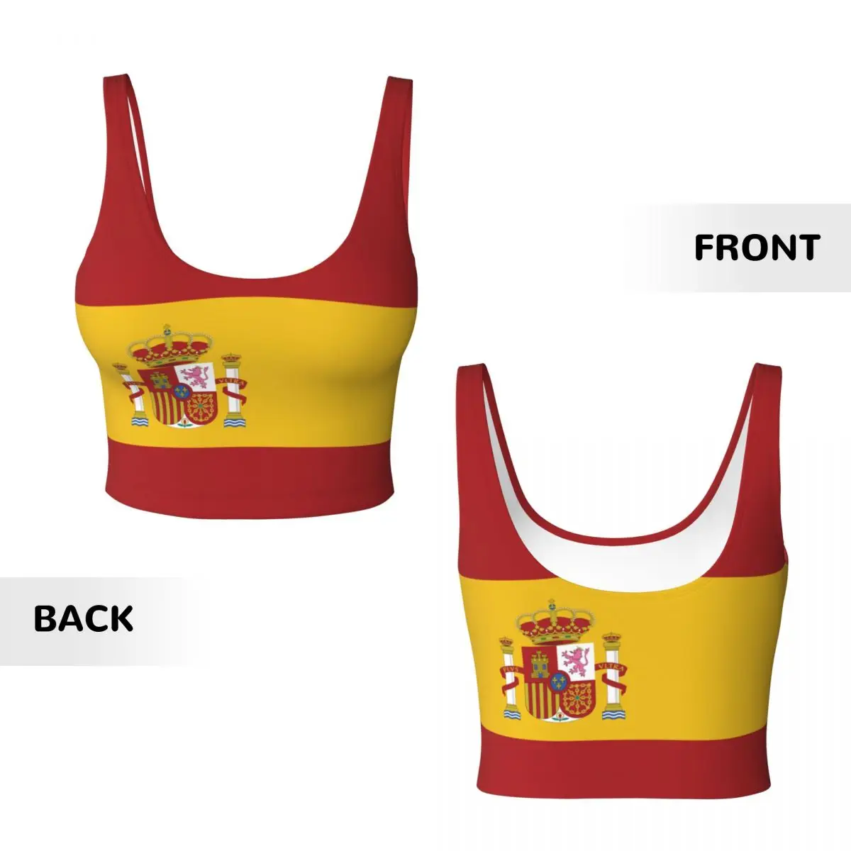 สเปนธง Basic Tops ผู้หญิง Samb - Fitness Yoga บทวิจารณ์และราคา