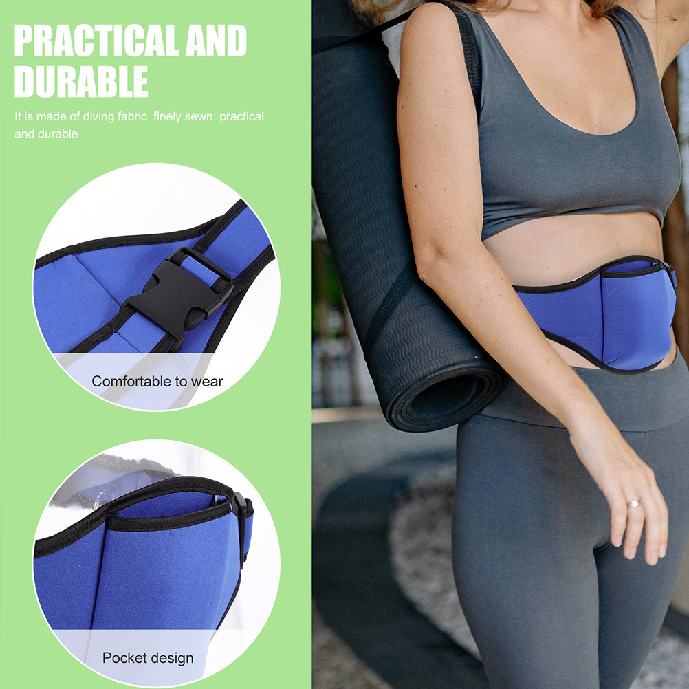 กระเป๋าคาดเอวสำหรับวิ่ง 2 ชิ้น - Yoga Fitness Teacher บทวิจารณ์และราคา