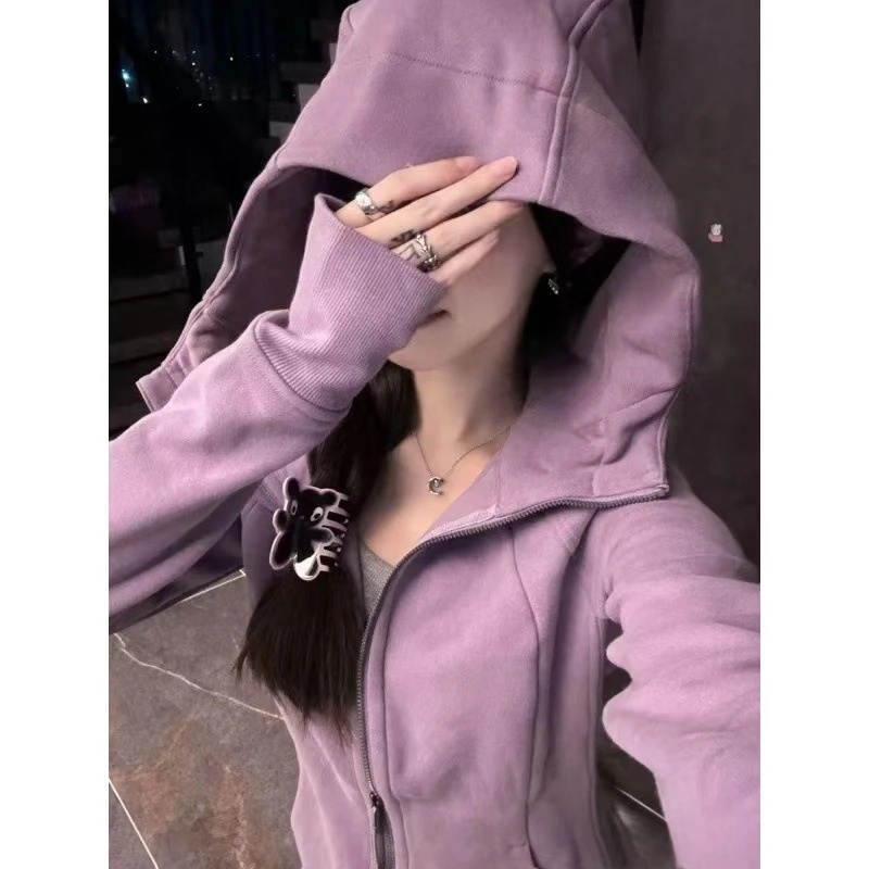 เสื้อแจ็คเก็ตโยคะแบบมีฮู้ดสำหร - Yoga Fitness Hoodie บทวิจารณ์และราคา